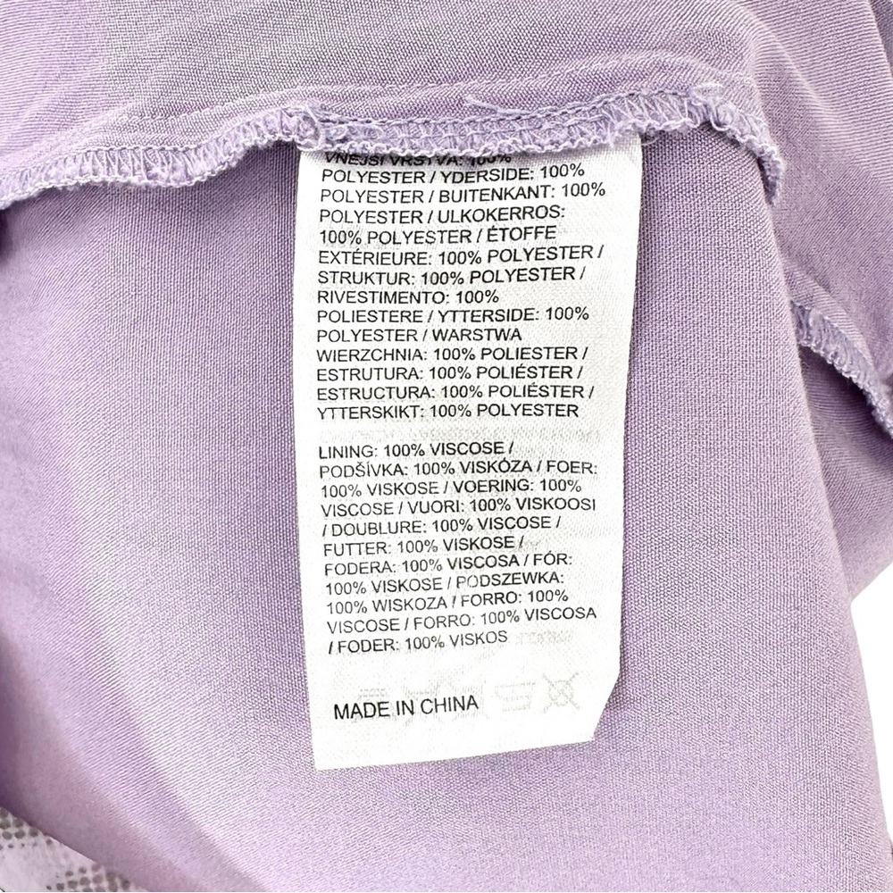 The Ragged Priest Dissolver Purple Mesh Overlay Oversized Wide Leg Cargo Pants - Picture 10 of 13